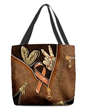Peace love multiple sclerosis All-over Tote front