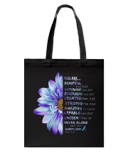 God says you are Tote Bag tile
