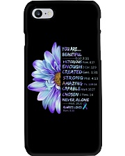 God says you are Phone Case tile