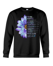 God says you are Crewneck Sweatshirt front