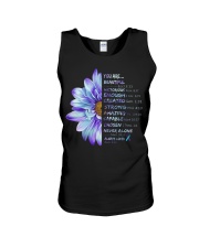 God says you are Unisex Tank tile