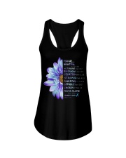 God says you are Ladies Flowy Tank tile