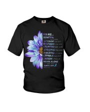 God says you are Youth T-Shirt tile
