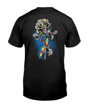 Autism awareness rose Classic T-Shirt tile