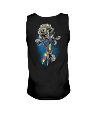 Autism awareness rose Unisex Tank tile