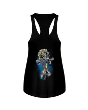 Autism awareness rose Ladies Flowy Tank tile