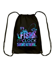 Fish o'clock Drawstring Bag tile