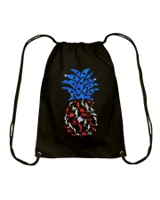 Patriotic shark pineapple - Printed apparels Drawstring Bag tile