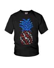 Patriotic shark pineapple - Printed apparels Youth T-Shirt tile