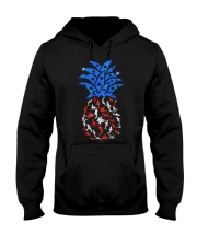 Patriotic shark pineapple - Printed apparels Hooded Sweatshirt tile