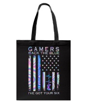 Gamers Back the Blue Tote Bag tile