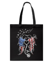 Nurse American flag Tote Bag tile