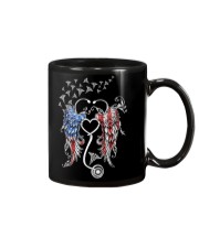 Nurse American flag Mug tile