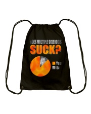Pie graph shirt Drawstring Bag tile