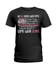 Not all heroes wear capes Ladies T-Shirt tile
