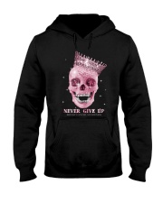 Never give up Hooded Sweatshirt tile