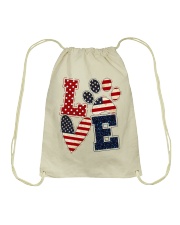 Love Independence Day Drawstring Bag tile