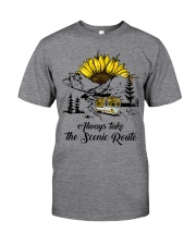 Always take the Scenic Route Classic T-Shirt front