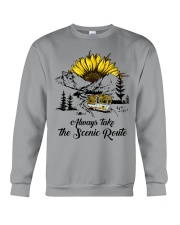 Always take the Scenic Route Crewneck Sweatshirt tile