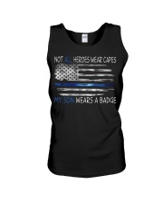 Not all heroes wear capes Unisex Tank tile