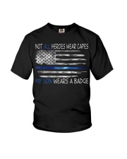 Not all heroes wear capes Youth T-Shirt tile