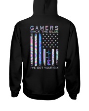 Gamers Back the Blue Hooded Sweatshirt tile