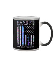 Gamers Back the Blue Color Changing Mug tile