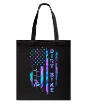 Dirt bike American flag Tote Bag tile