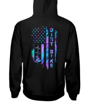 Dirt bike American flag Hooded Sweatshirt tile