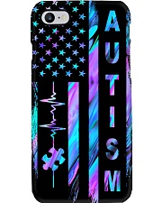 Autism awareness American flag Phone Case i-phone-8-case