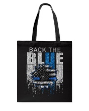 Back the blue Tote Bag tile