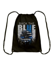 Back the blue Drawstring Bag tile