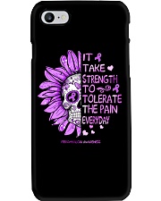 It takes strength to tolerate the pain Phone Case tile