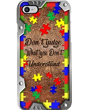 Don't judge Metal pattern print Phone Case i-phone-7-case