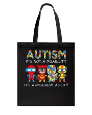Autism is not a disability Tote Bag tile