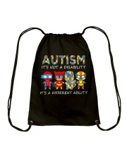 Autism is not a disability Drawstring Bag tile