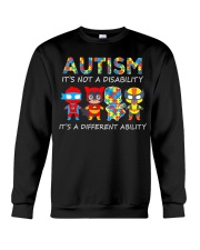 Autism is not a disability Crewneck Sweatshirt tile
