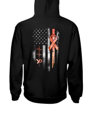 Multiple sclerosis awareness American flag Hooded Sweatshirt tile