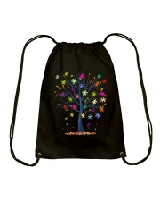 Grow kindness Drawstring Bag tile