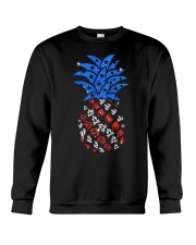 Patriotic pineapple - Printed apparels Crewneck Sweatshirt front