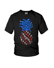 Patriotic pineapple - Printed apparels Youth T-Shirt tile
