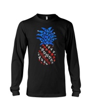 Patriotic pineapple - Printed apparels Long Sleeve Tee tile
