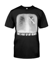 The x-ray of my heart Classic T-Shirt tile
