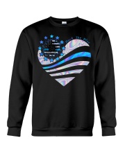 Back the blue Crewneck Sweatshirt front