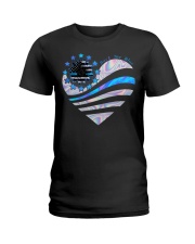 Back the blue Ladies T-Shirt tile