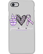 Peace love cure Phone Case tile