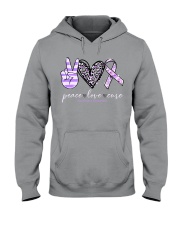 Peace love cure Hooded Sweatshirt tile