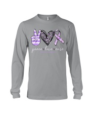Peace love cure Long Sleeve Tee tile
