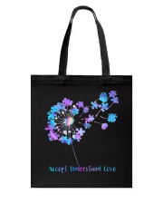 Accept understand love Tote Bag tile