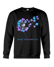 Accept understand love Crewneck Sweatshirt tile